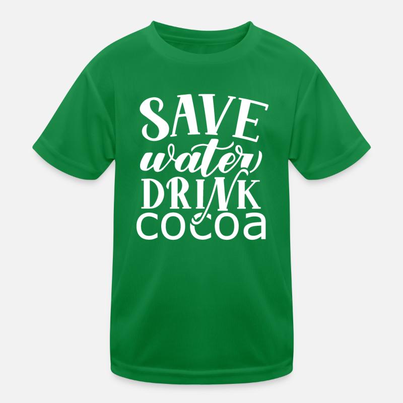 Ich bin heißer Schokoladentrinker Choco Drink Kinder Funktions-T-Shirt