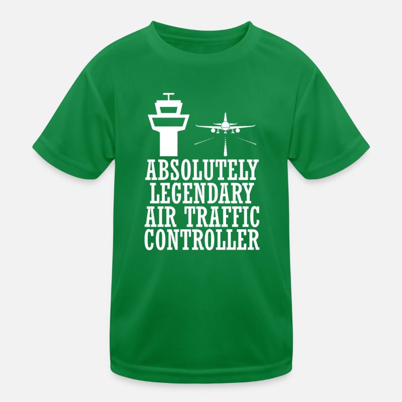 Air traffic controller Tower controller Flight attendants Kids Functional T-Shirt