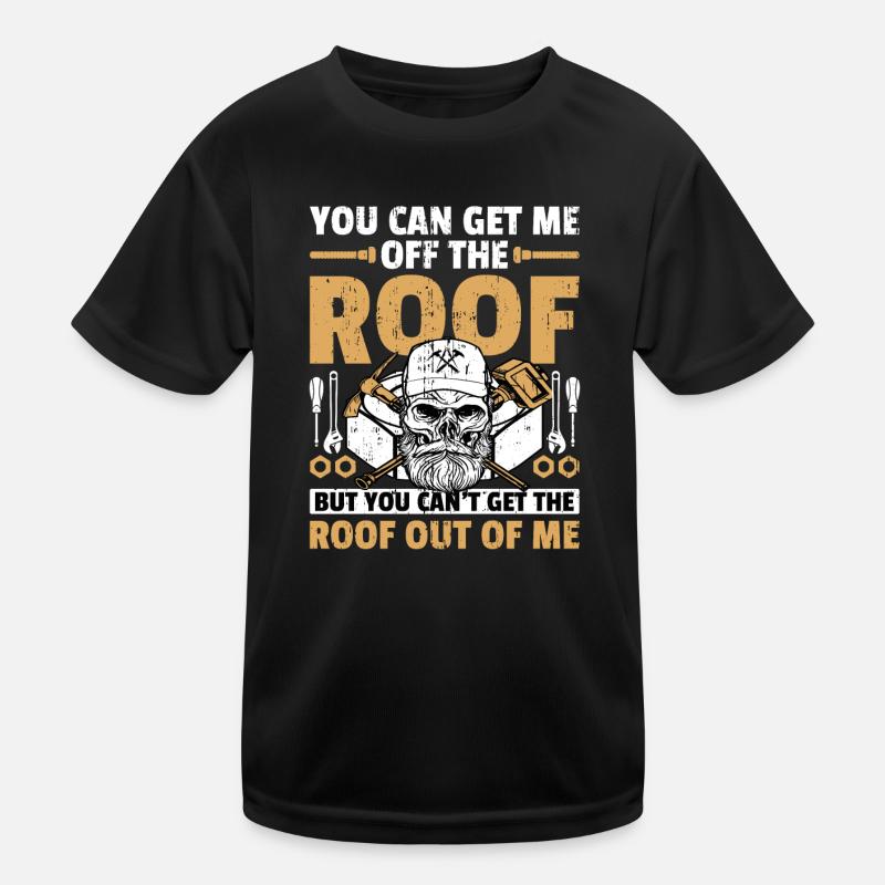 Dachdecker Dachspengler Dachklempner Dach Handwerk Kinder Funktions-T-Shirt