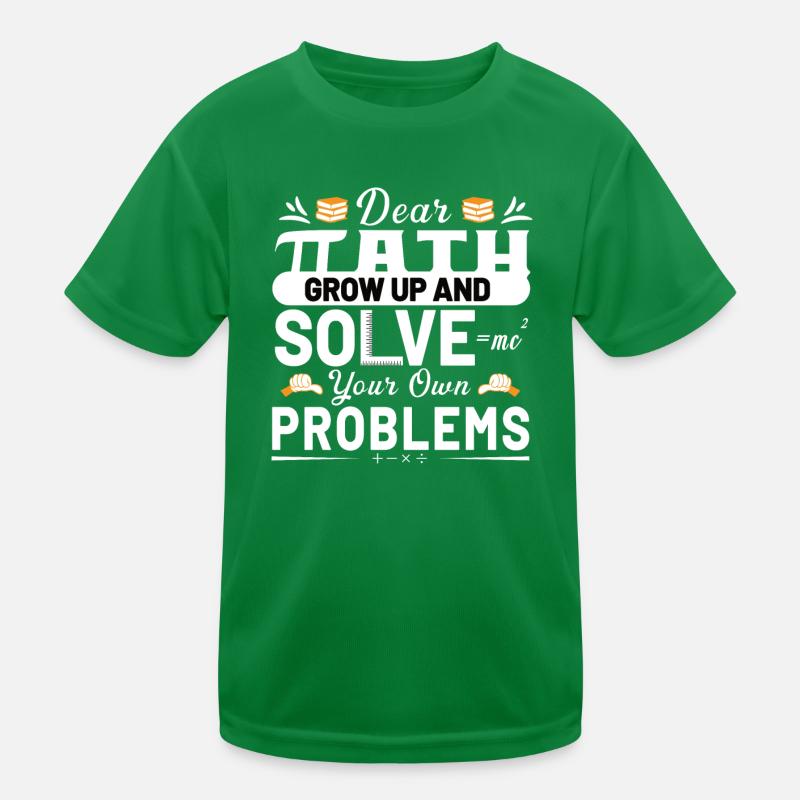Professeur de mathématiques Formule mathématique Professeur de géométrie T-shirt sport Enfant
