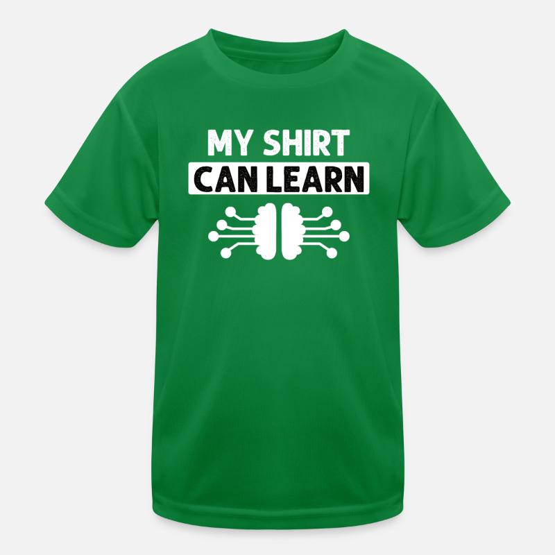 Deep Learning Machine Learning AI KI Kinder Funktions-T-Shirt