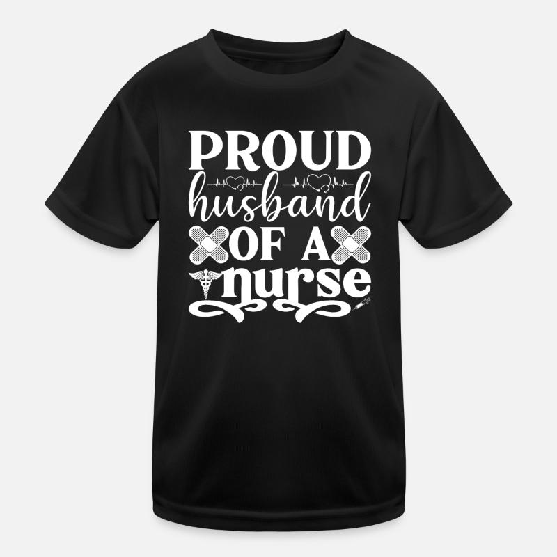 Ehemann einer Krankenschwester Kinder Funktions-T-Shirt