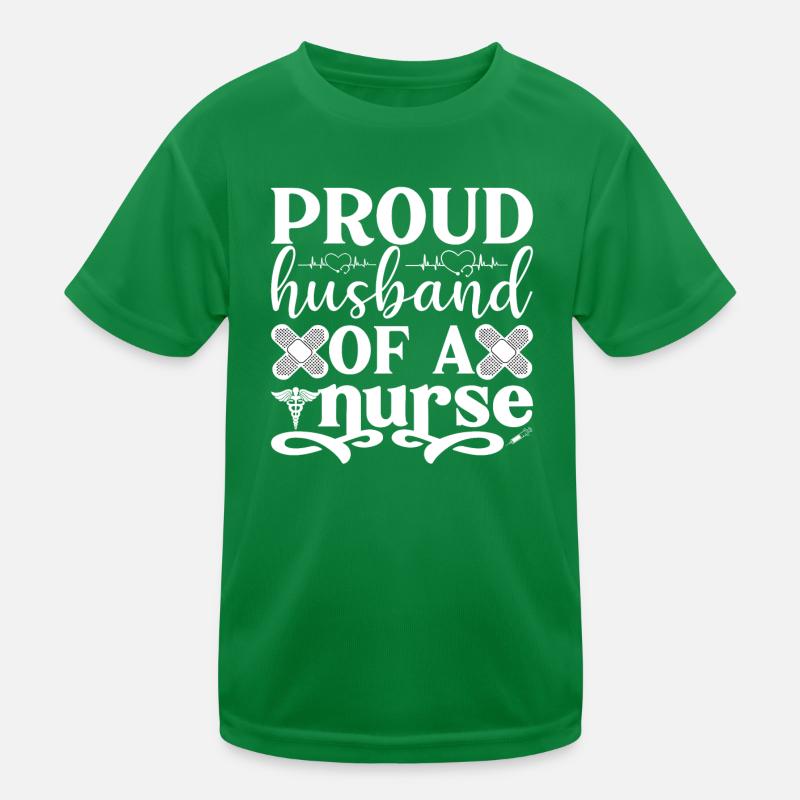 Ehemann einer Krankenschwester Kinder Funktions-T-Shirt