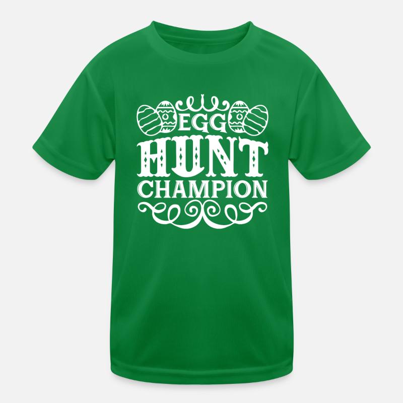 For Child - Easter , Easter, Egg Hunt, Funny Kids Functional T-Shirt