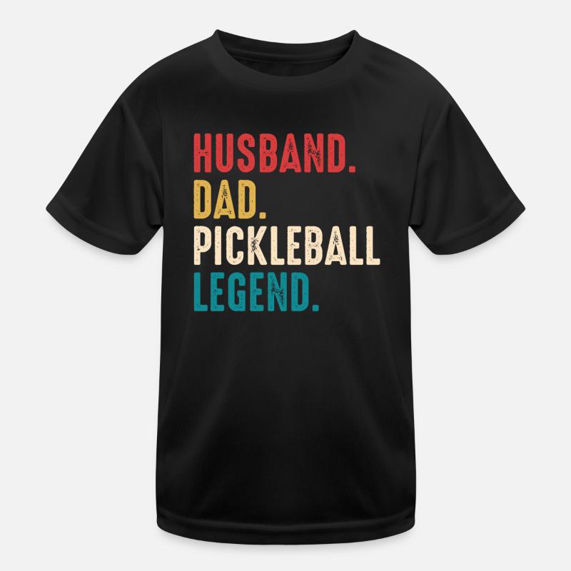 Best Pickleball Daddy Ever - Pickleball Father Kids Functional T-Shirt