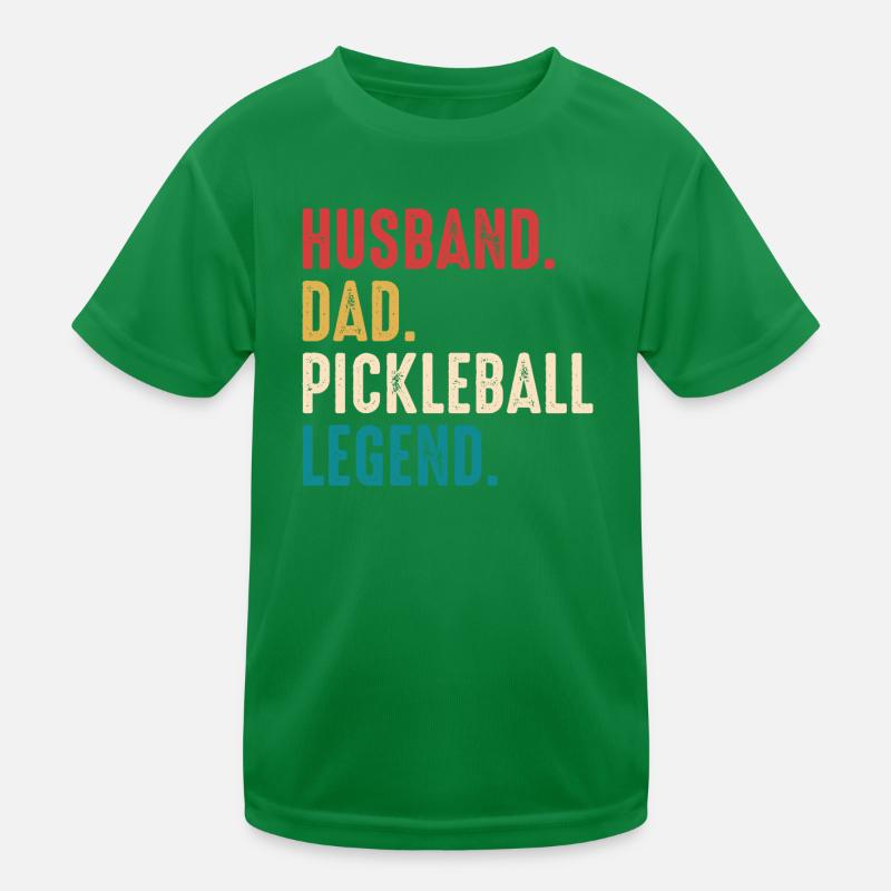 Best Pickleball Daddy Ever - Pickleball Father Kids Functional T-Shirt