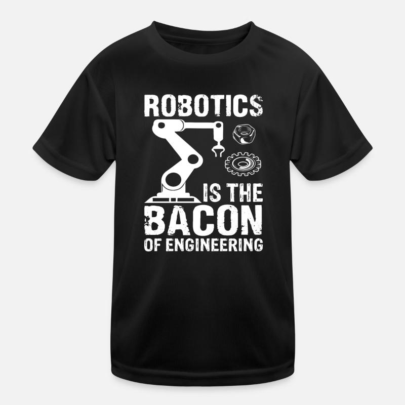 Roboter Programmierer Automatisierungstechniker Kinder Funktions-T-Shirt