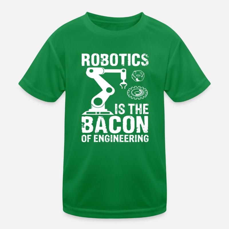 Robot Programmer Automation Technician Kids Functional T-Shirt