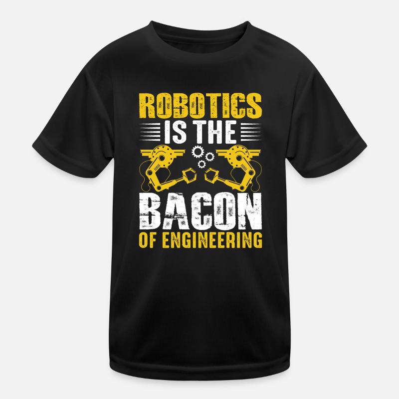 Robot Programmer Automation Technician Kids Functional T-Shirt