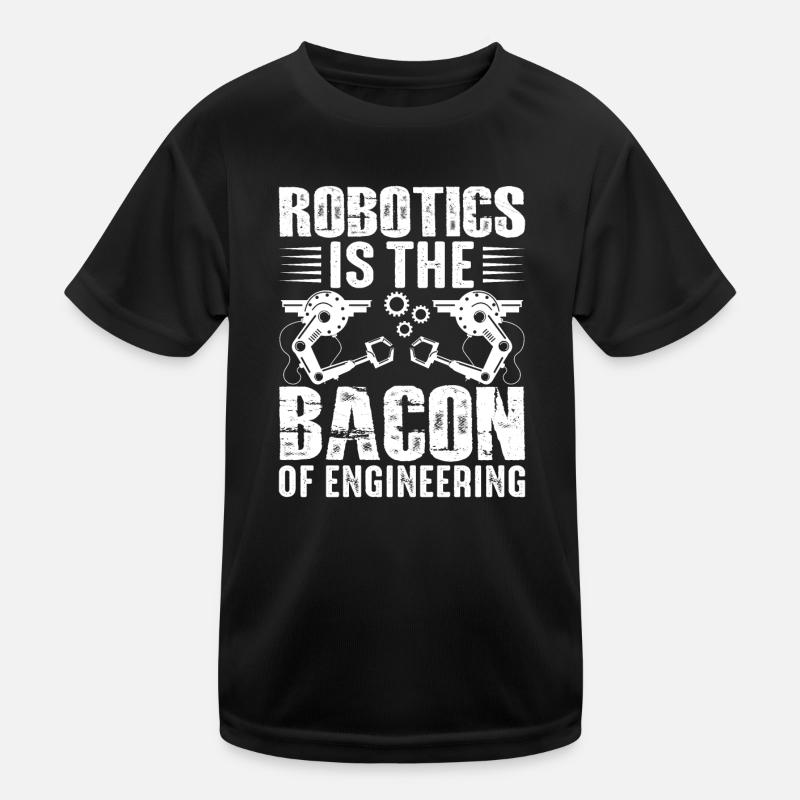 Roboter Programmierer Automatisierungstechniker Kinder Funktions-T-Shirt