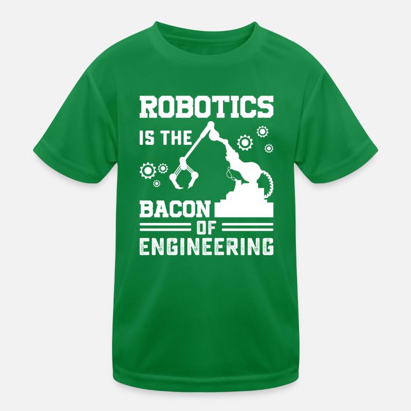 Robot Programmer Automation Technician Kids Functional T-Shirt