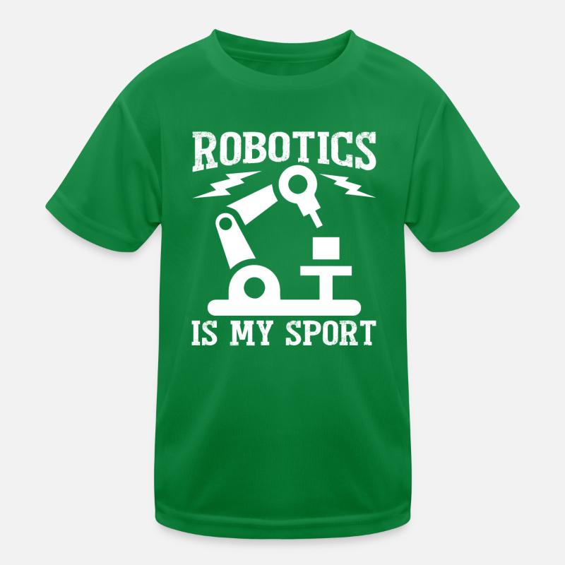 Programmeur de robots Technicien en automatisation T-shirt sport Enfant