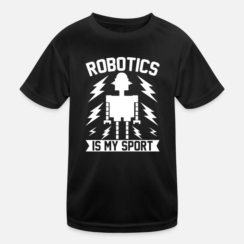 Robot Programmer Automation Technician Kids Functional T-Shirt
