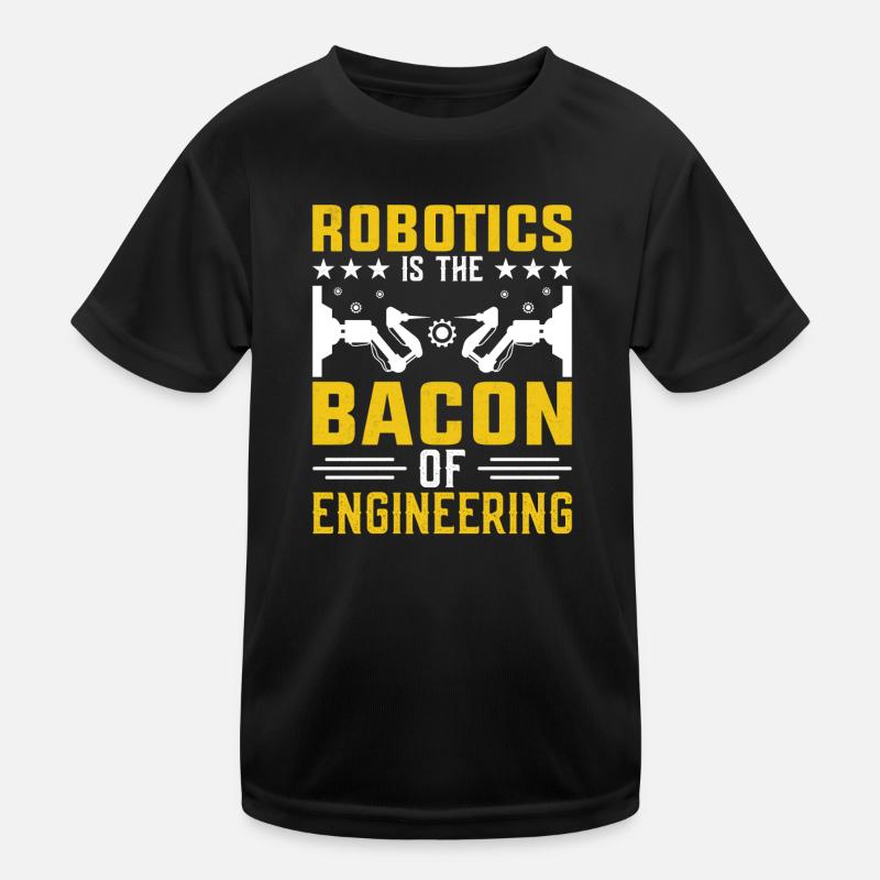 Robot Programmer Automation Technician Kids Functional T-Shirt