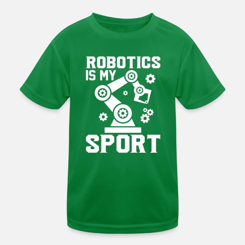 Robot Programmer Automation Technician Kids Functional T-Shirt