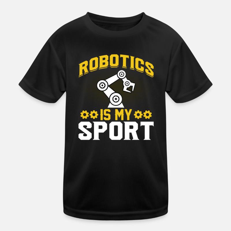 Programmeur de robots Technicien en automatisation T-shirt sport Enfant