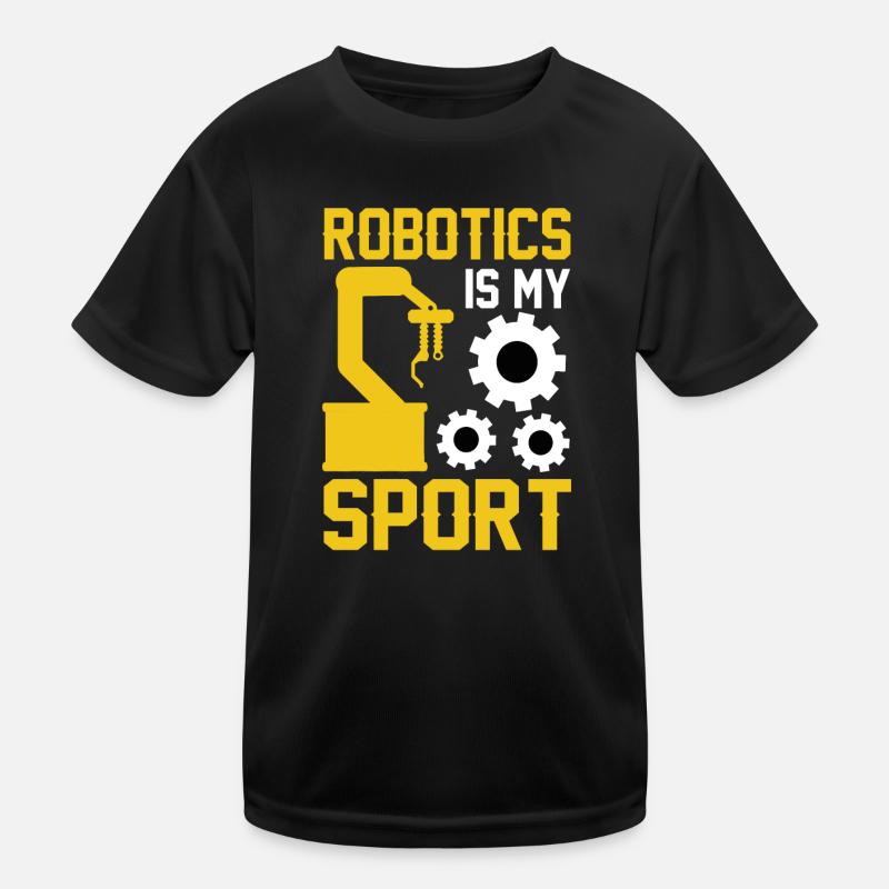Programmeur de robots Technicien en automatisation T-shirt sport Enfant