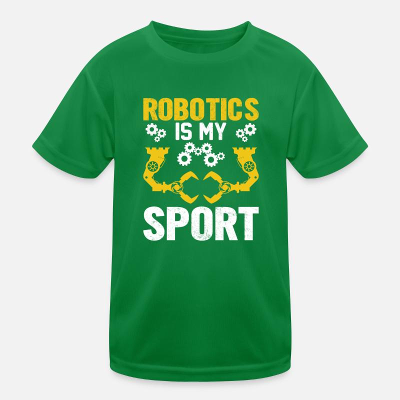 Roboter Programmierer Automatisierungstechniker Kinder Funktions-T-Shirt