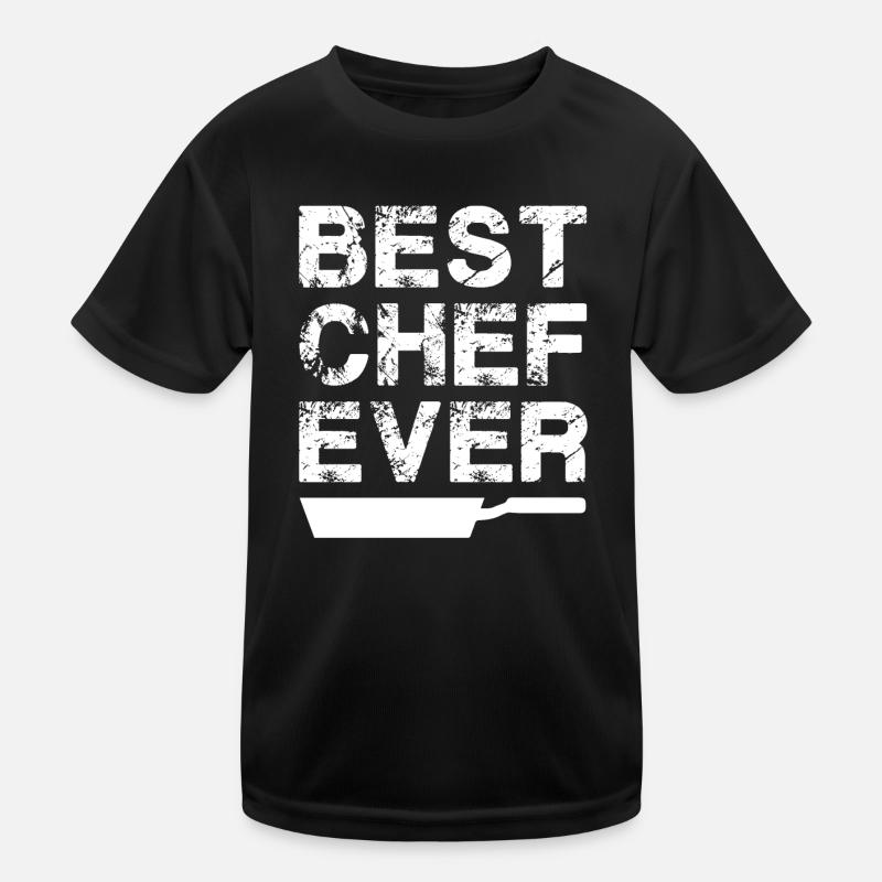 Chef Beanie Chef Kitchen Five Stars Gold 5 Kids Functional T-Shirt