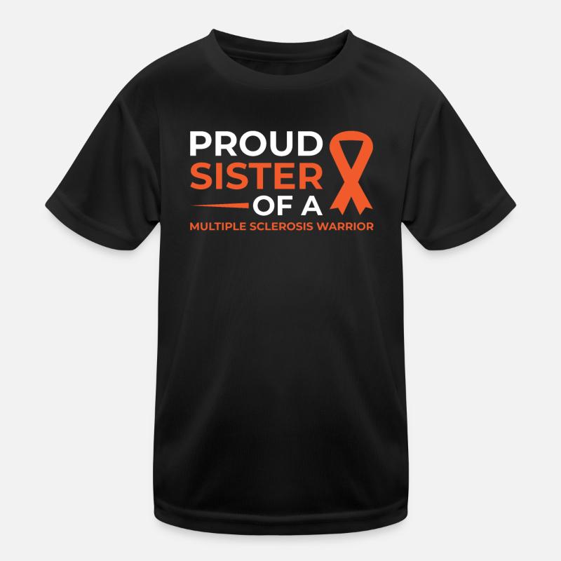 Multiple Sklerose Awareness Schwester Geschwister Kinder Funktions-T-Shirt