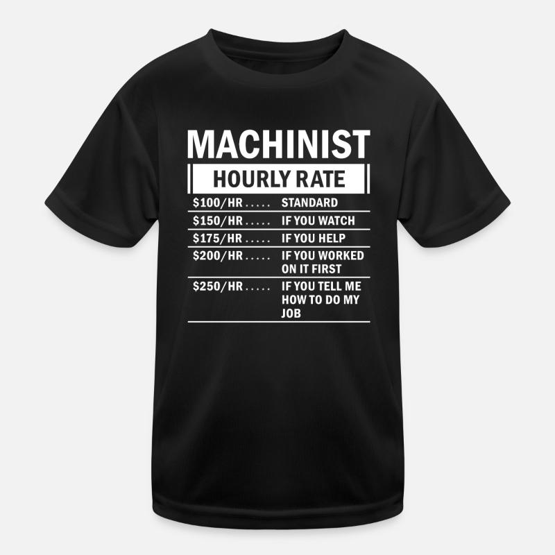 Machine operator plant operator gift Kids Functional T-Shirt