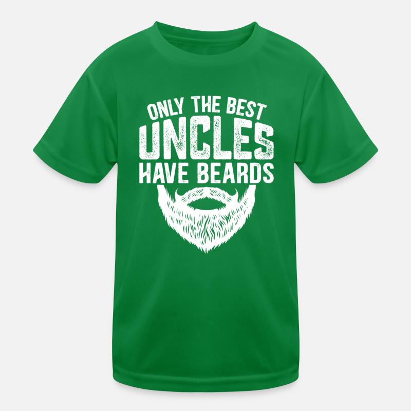 Onkel Bart Bartträger Spruch | lustiges Geschenk Kinder Funktions-T-Shirt