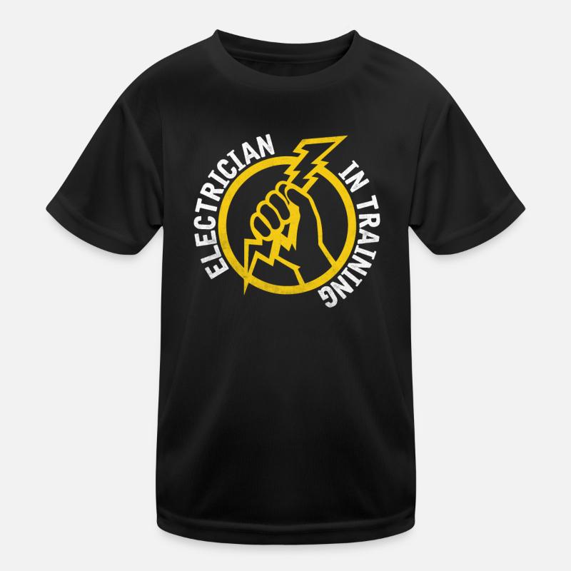 Electrician Electrical Engineering Training Electronics Kids Functional T-Shirt