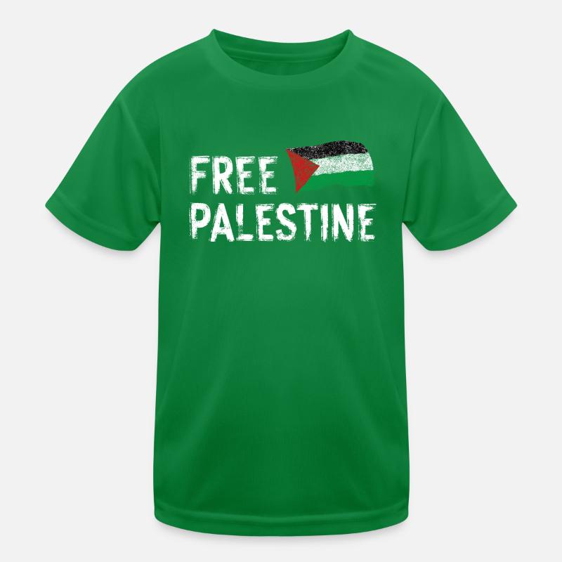 Free Palestine Kids Functional T-Shirt