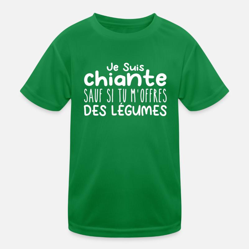 Frau, die liebt: Gemüse. Lustiger Design-Humor Kinder Funktions-T-Shirt