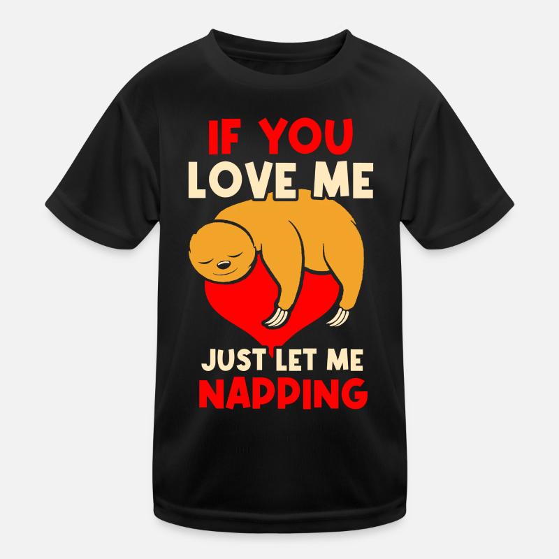 Sloth sleeping Kids Functional T-Shirt