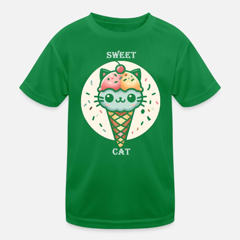 Kitty Cone Delight Kinder Funktions-T-Shirt