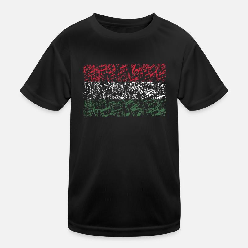 Hongrie Drapeau Clé de partition Drapeau hongrois Eger T-shirt sport Enfant