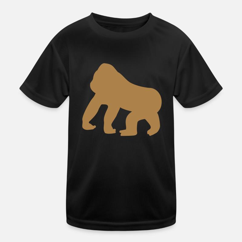 Gorilla Kinder Funktions-T-Shirt