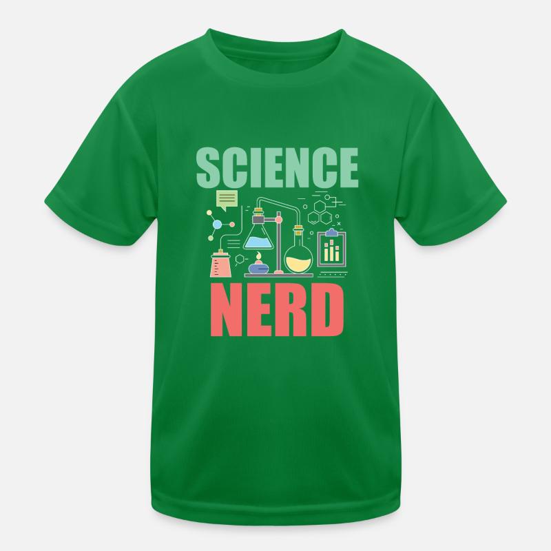 Science Nerd Kids Functional T-Shirt