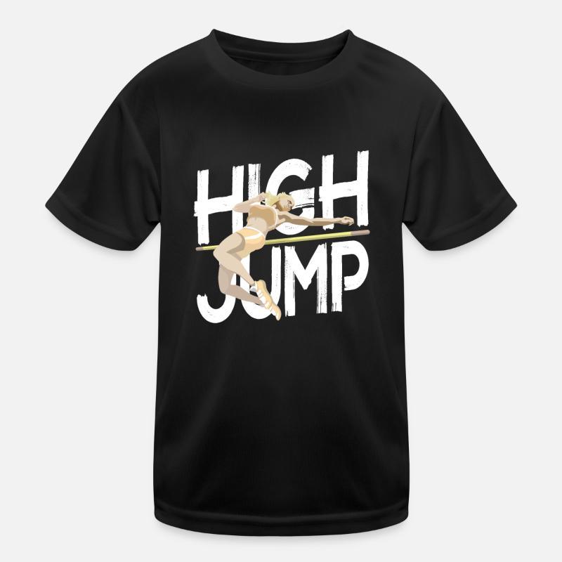 Hochsprung - Hochspringer Kinder Funktions-T-Shirt