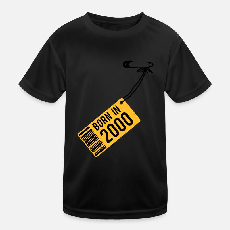 Birthday - Born in 2000 Kids Functional T-Shirt