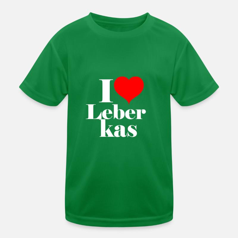 Leberkäse Kinder Funktions-T-Shirt