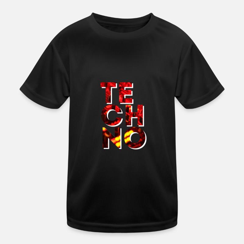 TECHNO Kinder Funktions-T-Shirt