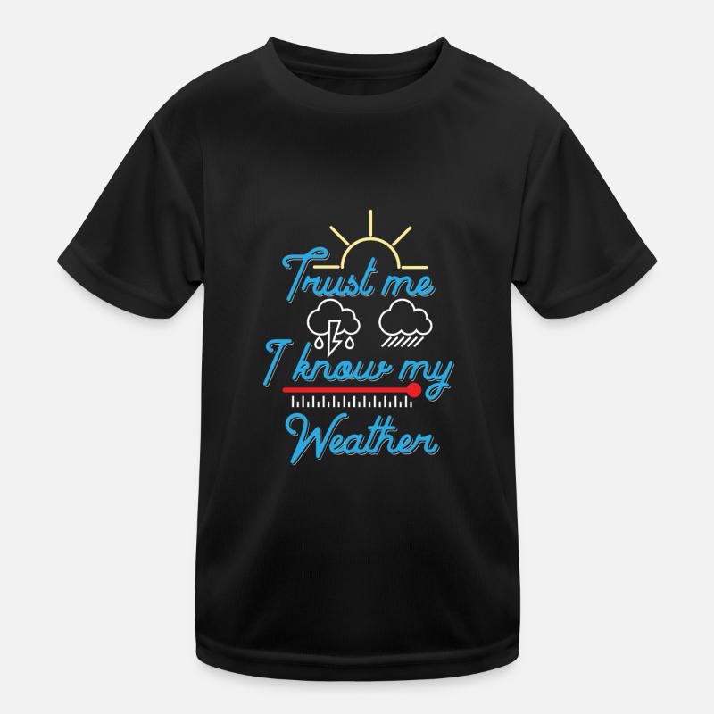 meteorology Kids Functional T-Shirt