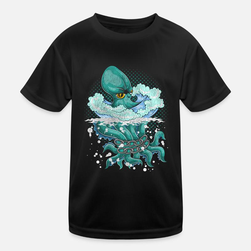 Octopus Kids Functional T-Shirt