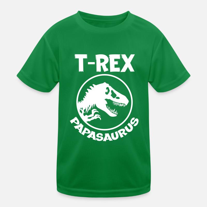Papasaurus Kids Functional T-Shirt