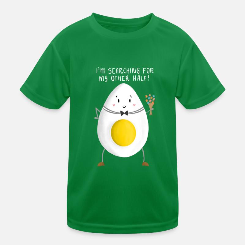 Œuf à la coque romantique T-shirt sport Enfant