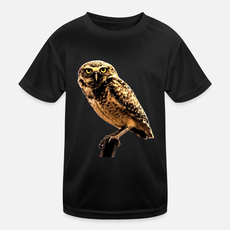 Die Eule die Eule Kinder Funktions-T-Shirt
