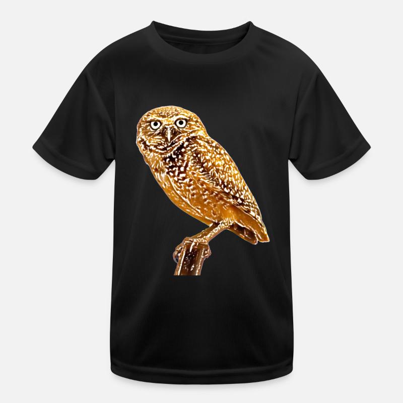 Die Eule die Eule Kinder Funktions-T-Shirt