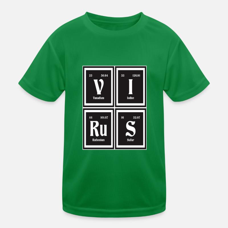 Virus - Periodensystem der Elemente Kinder Funktions-T-Shirt