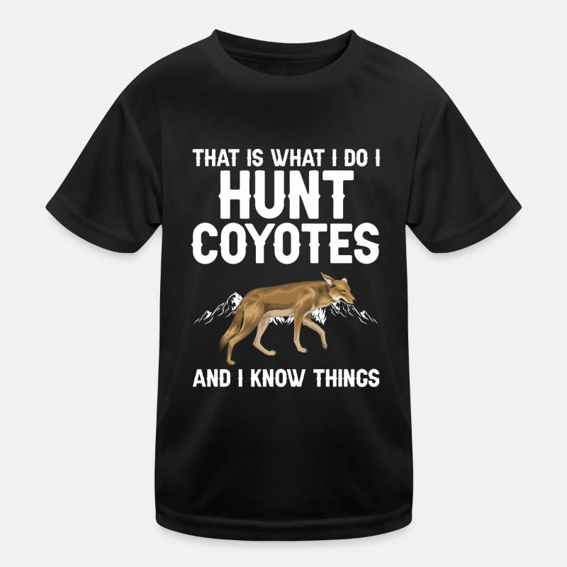 Conception de coyote pour les réacteurs de coyote T-shirt sport Enfant