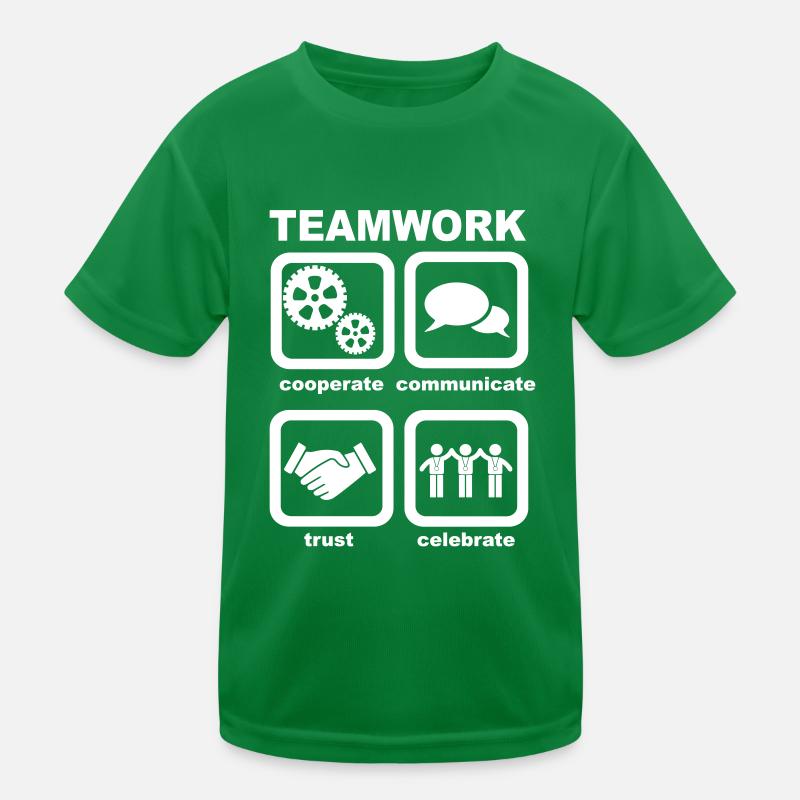 Teamwork Kinder Funktions-T-Shirt