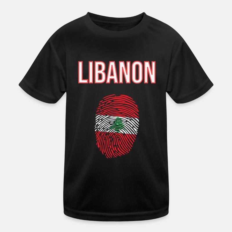 Liban Empreinte digitale T-shirt sport Enfant