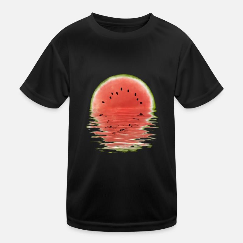 Melon Sunset Kinder Funktions-T-Shirt