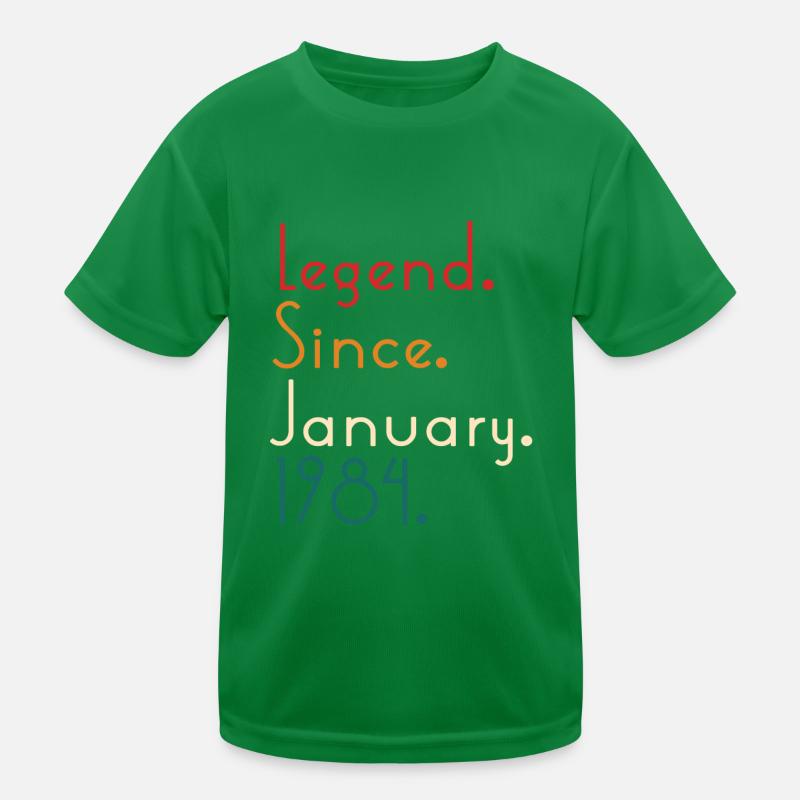 Legend Since January 1984 Kids Functional T-Shirt